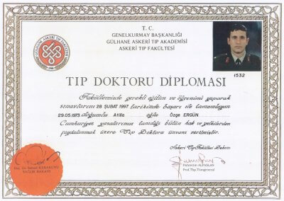 M.D Diploma Ozge Ergun